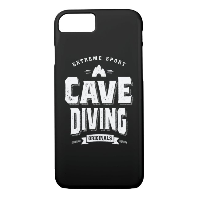 Coques Case-Mate iPhone Plongée sous-marine Exploration des grottes Chemis (Dos)