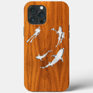 Case-Mate iPhone Case Plongez avec des requins sur le style de placage d
