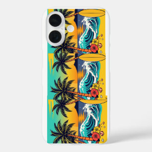 Coque Pour iPhone 16 Plongez dans l'été avec des vibrantes vibes de pla