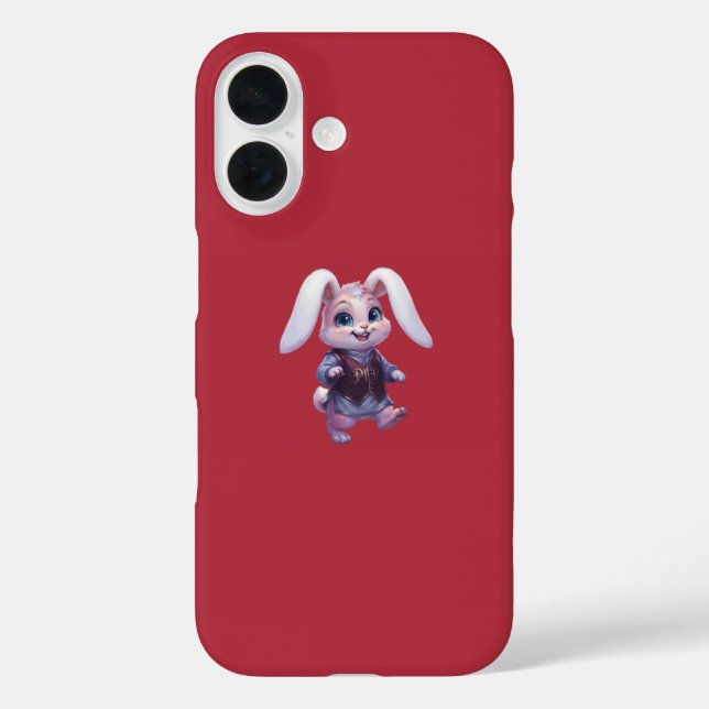 Coques Case-Mate iPhone PLP LEPURO - Graphisme de roi lapin guerrier migno (Verso)