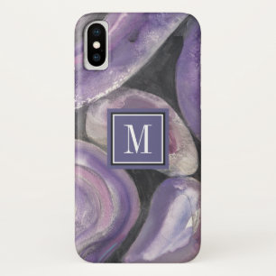 Coque Case-Mate iPhone Pluie de cercle du monogramme