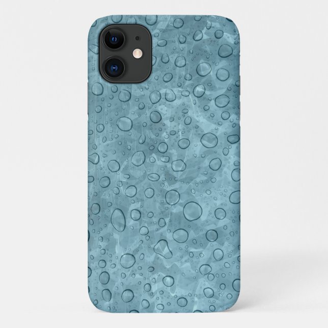Coques Case-Mate iPhone Pluie gouttes d'eau Wet Regardez sur Aqua Phone Ca (Dos)