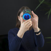 Plume de paon coloré Eyespot