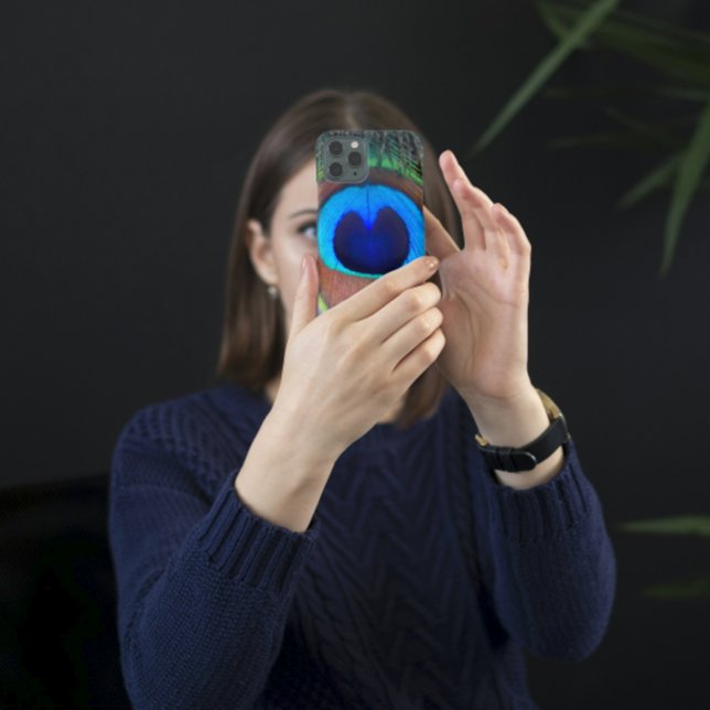 Coques Case-Mate iPhone Plume de paon coloré Eyespot (In Situ)