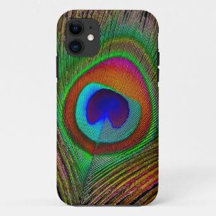 Coque Case-Mate iPhone Plume de paon cuivré vibrant