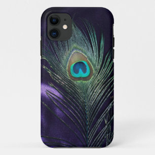 Coque Case-Mate iPhone Plume pourpre impressionnante de paon