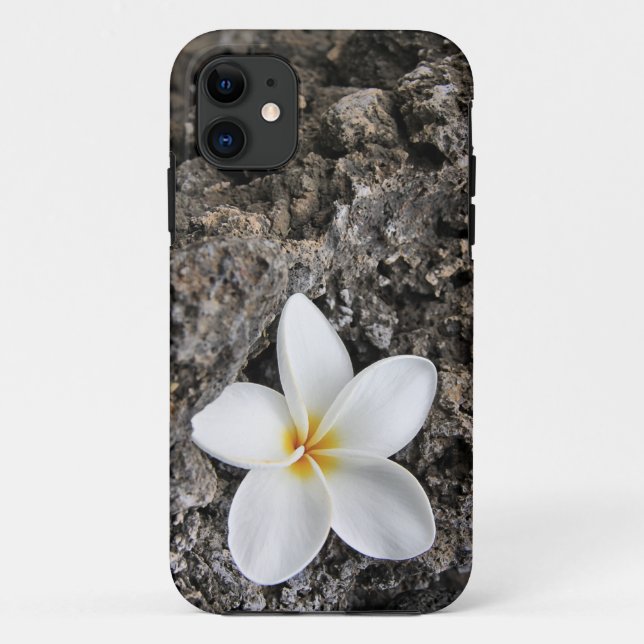Coques Case-Mate iPhone Plumeria douce (Dos)