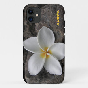 Coque Case-Mate iPhone Plumeria sur les roches