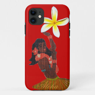 Coques Pour iPhone Plumeria tropical de danseur de danse polynésienne