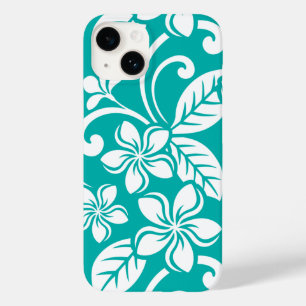 COQUE Case-Mate iPhone PLUMÉRIE DE L'ÎLE (TURQUOISE)
