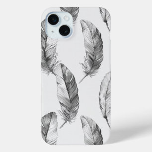 Coque Case-Mate iPhone Plumes blanches