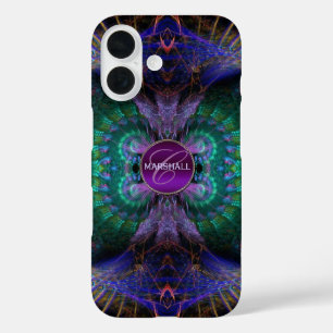 Coques iPhone 16 Plumes de l'ange Imaginaire violet