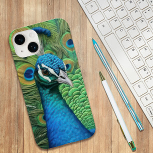Coque Case-Mate iPhone Plumes de paon