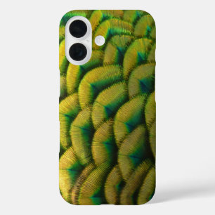 Coque Pour iPhone 16 Plumes de paon II Nature colorée