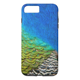 Coques Pour iPhone Plumes de paon IV Nature abstraite colorée