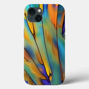 Case-Mate iPhone Case Plumes en verre tendu AI Art Abstrait