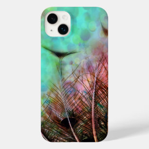 Coque Case-Mate iPhone Plumes Pastel Peacock