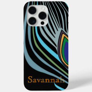 Coque Case-Mate iPhone Plumes Peacock moderne Personnalisé Damask iPhone