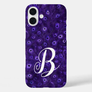Coque Pour iPhone 16 Plus Plumes Peacock personnalisées