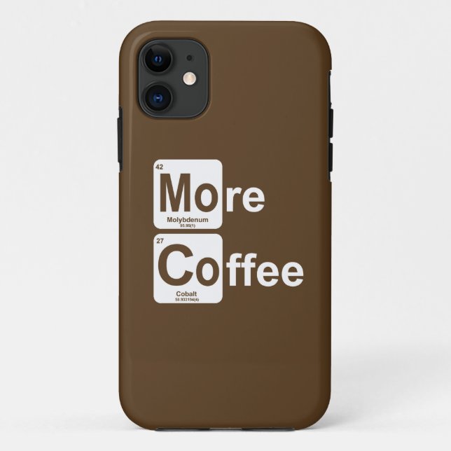 Coques Case-Mate iPhone Plus de tableau périodique du café (Dos)