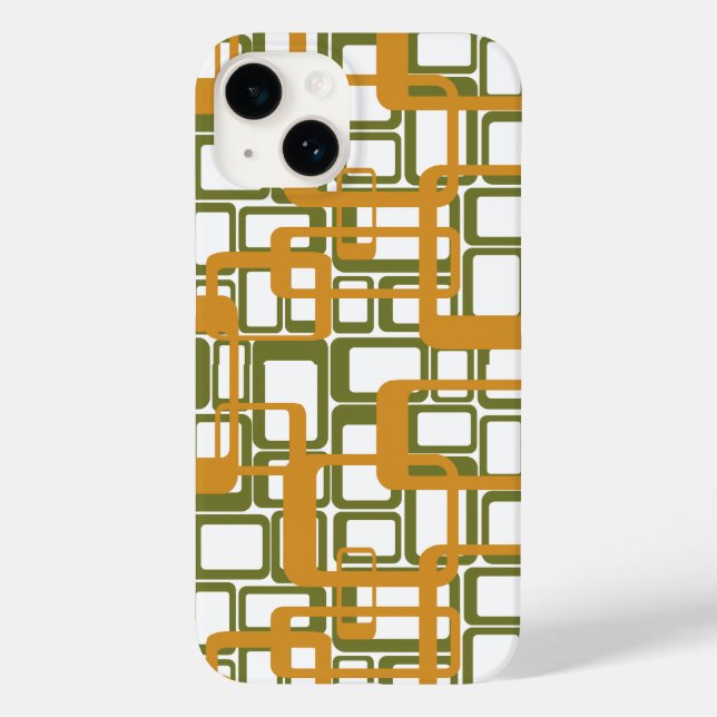 Coques Case-Mate iPhone Plus D'Ouverture Des Rectangles Modernes Du Milieu (Verso)