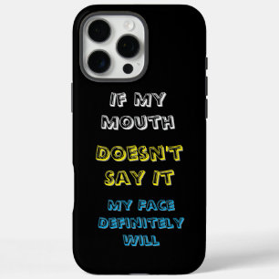 Coque iPhone 16 Pro Max Plus léger sur les émotions honnêtes