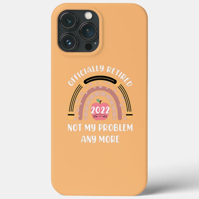 Coques Case-Mate iPhone Plus Mon Problème Plus Drôle Professeur Retraité (Verso)
