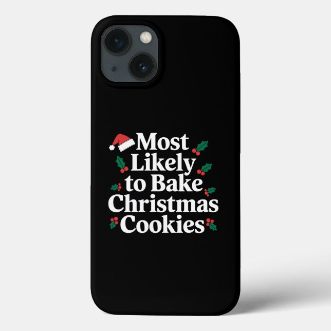 Coques Case-Mate iPhone Plus susceptible de préparer des biscuits de Noël  (Verso)