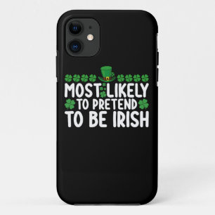 Case-Mate iPhone Case Plus susceptible de prétendre être irlandais à la