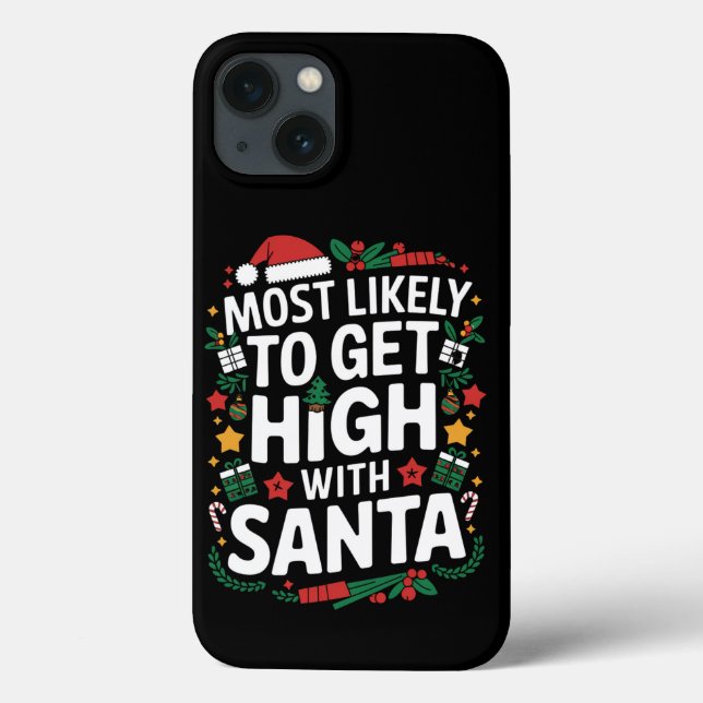 Coques Case-Mate iPhone Plus susceptible de se défoncer avec le Père Noël  (Verso)