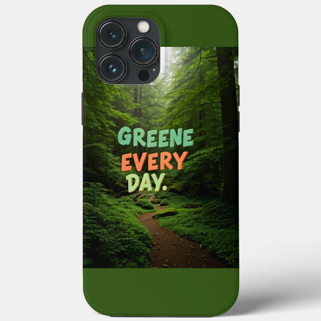 Coques Case-Mate iPhone Plus vert chaque jour" Couverture téléphonique éco (Verso)