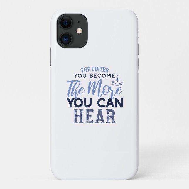 Coques Case-Mate iPhone Plus Vous Pouvez Entendre La Citation (Dos)