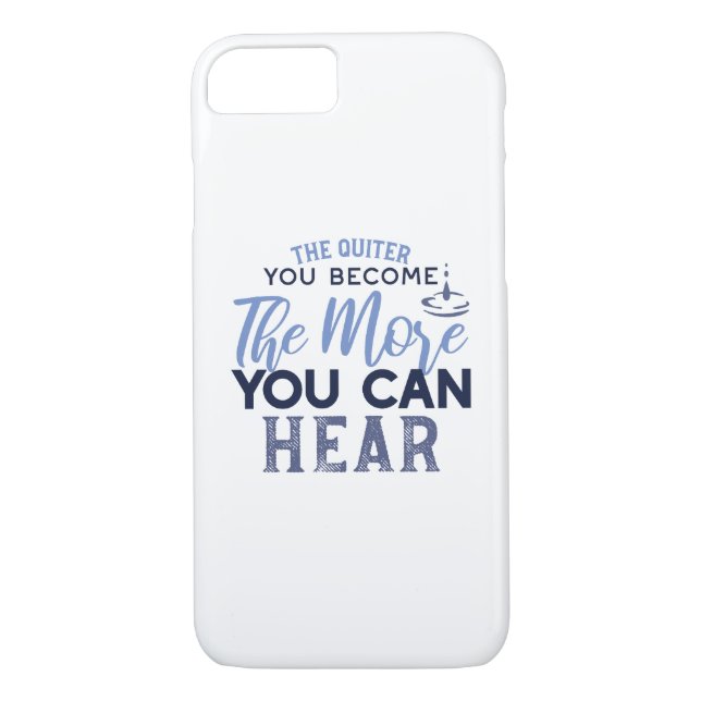 Coques Case-Mate iPhone Plus Vous Pouvez Entendre La Citation (Dos)