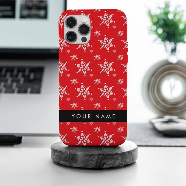 Coques Case-Mate iPhone Pneus blancs, Rouge, Votre nom, Personnaliser (Créateur téléchargé)