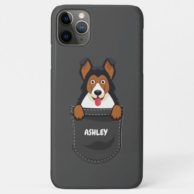 Coques Case-Mate iPhone Poche berger allemand mignon chien propriétaire an (Dos)