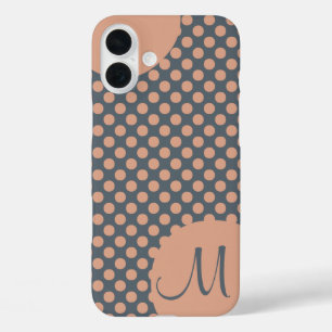 Coques iPhone 16 Plus Poche rose monogramme Élégante Poche Point