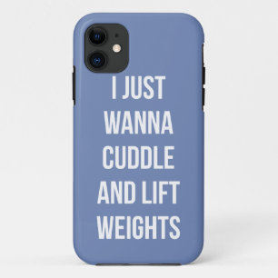 Case-Mate iPhone Case Poids Lift Et Cuddle - Gymnase De Novelty Mignonne
