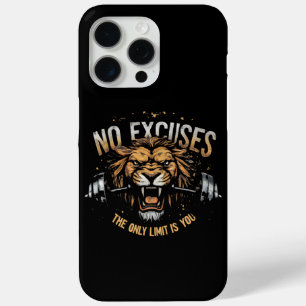 Coque Case-Mate iPhone Poids motivants sans excuses et Lion Gym
