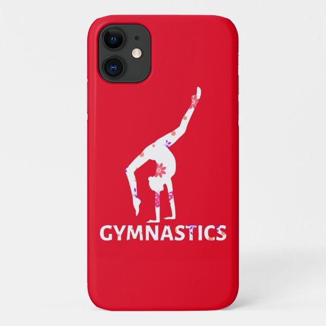 Coques Case-Mate iPhone Poignée d'alimentation à fleurs de gymnastique (Dos)