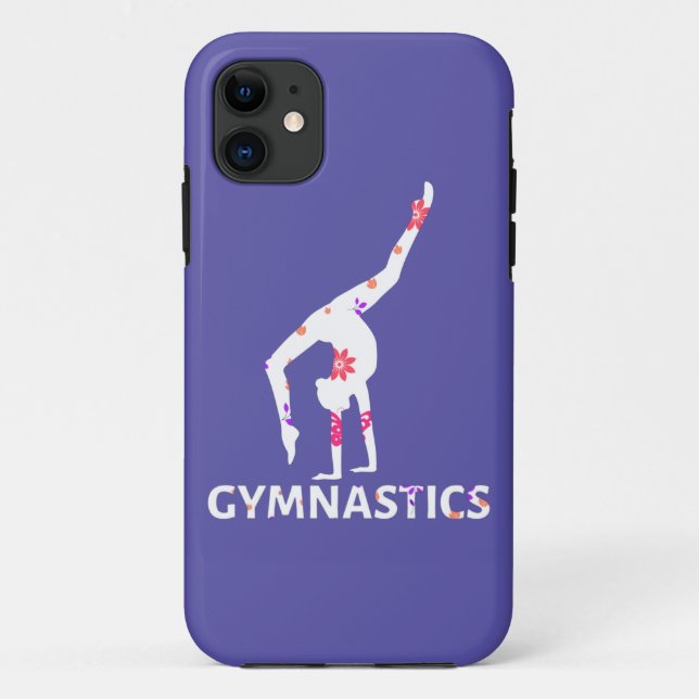 Coques Case-Mate iPhone Poignée d'alimentation à fleurs de gymnastique (Dos)