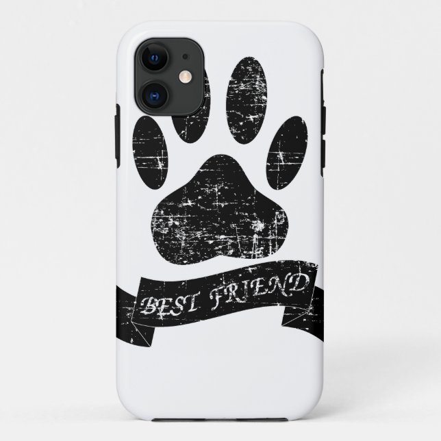 Coques Case-Mate iPhone Poignée de chien détendue avec ruban (Dos)