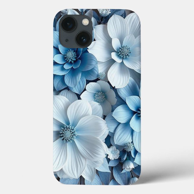 Coques Case-Mate iPhone Poignée de protection quotidienne à feuilles flora (Verso)