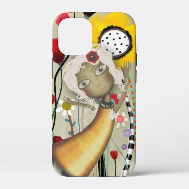 Coques Case-Mate iPhone poil rose rupo de tequila fleur jaune doux (Verso)