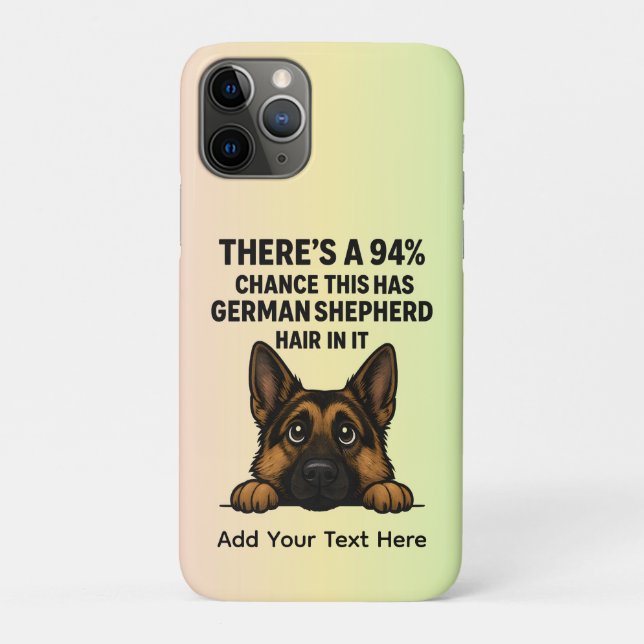 Coques Case-Mate iPhone Poils de Berger Allemand Partout Humour de Proprié (Dos)