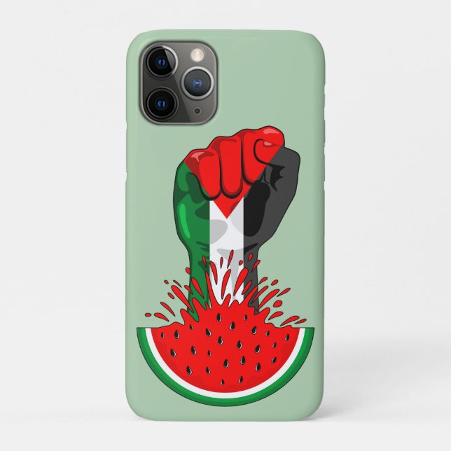 Coques Case-Mate iPhone Poing de résistance palestinienne sur le symbole d (Dos)