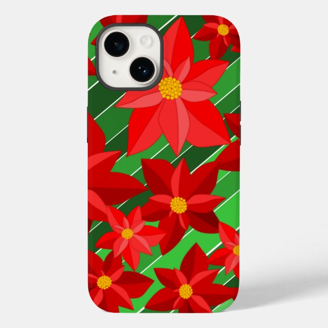 Coques Case-Mate iPhone Poinsettias (Verso)