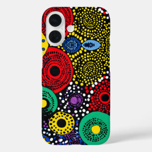 Coque Pour iPhone 16 Point Abstrait art 1