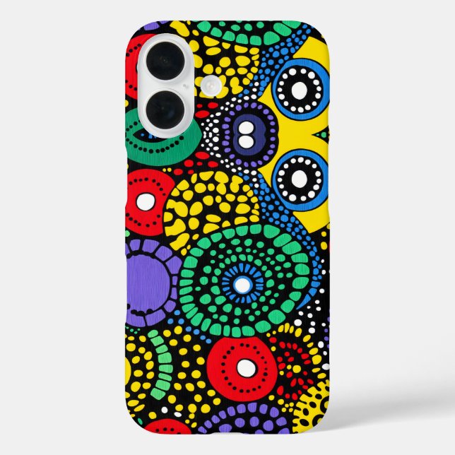 Coques Case-Mate iPhone Point Abstrait art 2 (Verso)