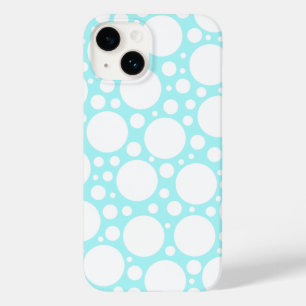 Coque Case-Mate iPhone Point Polka bleu poudre