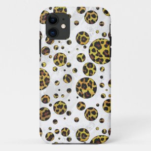 Coque Case-Mate Pour iPhone Pointe Leopard Brown et Jaune